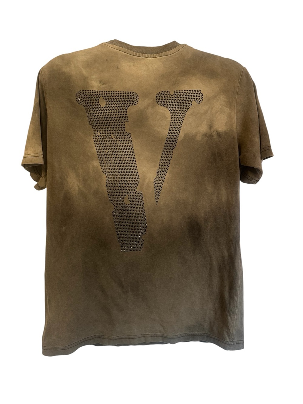 VLONE Friends rhinestone gray tye dye tee shirt medium